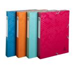 Boite de classement polypropylène recyclé Maïa dos 40mm - A4 - Couleurs assorties