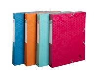 Boite de classement polypropylène recyclé Maïa dos 40mm - A4 - Couleurs assorties