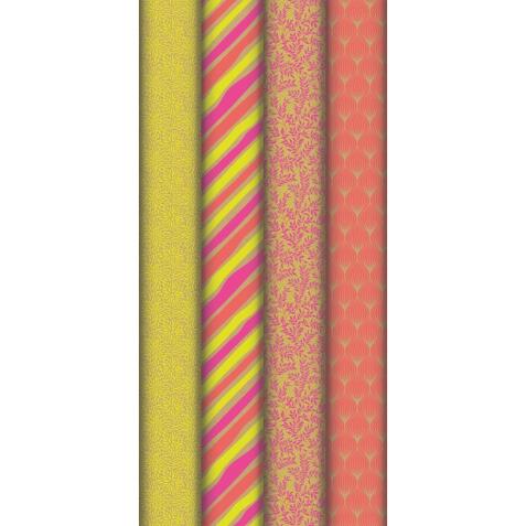Kraft brut 70g, Neon 2x0,70m prés. 30rlx - Assortiment