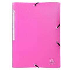 Elastomap 3 kleppen PP 5/10de Ondoorschijnend - A4