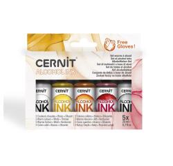 Ass. encre à alcool, Couleurs chaudes - Assortiment