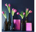 Rhodiarama carnet souple A6 144 pages ligné papier ivoire 90g fermeture élastique - Lilas