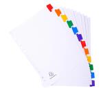 Separadores Separadores neutros con pestañas reforzados - Blanco - Blanco