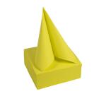 Paquet de 50 serviettes cocktail micro-gaufrées ouate 2 plis - 20x20 cm