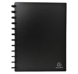 Carpeta tarjetero de tarjetas de visitas con anillas Cubierta 8/10 e. - (Vistas: 192 Fundas: 0) - 24,5x31cm para 24,5x31cm - Negro