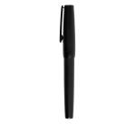 Stylo, en métal précieux noir mat, plume EF - Noir