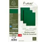 Forever Pak van 100 inbindkaften 270g/m2 voor A4 bindrug.