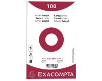Fichas de cartulina bristol 205 g/m2 - Dots - 125x200 mm - Blanco