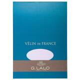 Bloc Vélin de france A5 (148x210mm), 50 feuilles, 100g - Blanc