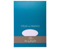 Bloc Vélin de france A5 (148x210mm), 50 feuilles, 100g - Blanc