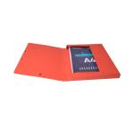 Carpetas de proyecto con gomas Cartulina lustrada 7/10e - 600 g/m2 - Lomo: 25 mm - Formato de documento: A4 - Tamaño: 25x33cm