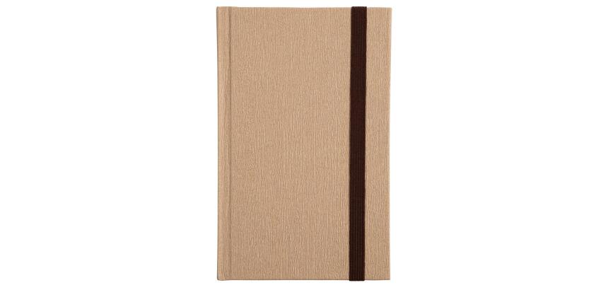 Carnet Nature 170x110, 192 pages lignées - Beige