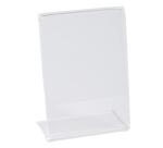 Lot de 10 porte-étiquettes A7 vertical - Cristal