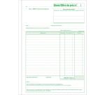 Manifold Devis Micro-entrepreneur 29,7x21cm 50 feuillets dupli autocopiants