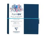 PaintON à Grain carnet cousu 32F 19x19cm 250g - Bleu nuit