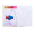 Sachet 10 pochettes perforées polypropylène lisse A3 pliées - Incolore