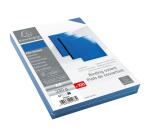 Paquet de 100 couvertures Chromées pour reliure A4 - Bleu
