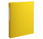 Classeur rembordé polypropylène 4 anneaux ronds de 25mm sur 3eme de couverture
