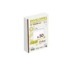 Paquet de 50 Enveloppes Forever 100% Recyclé C6-114x162mm Auto-Adhésives - 80g/m2 - Blanc