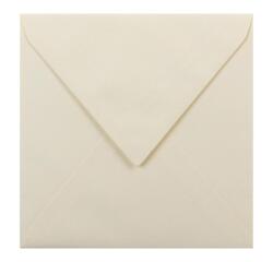 25 enveloppes 140x140mm Vergé de France doublées gommées