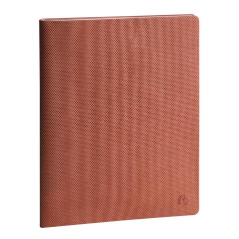 Agenda de bureau SAS 27 Canvas 21 x 27 cm Semainier Août 2025 à Août 2026. - Terracotta