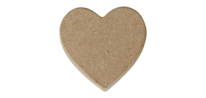 Magnet coeur 1x7x7cm - Kraft