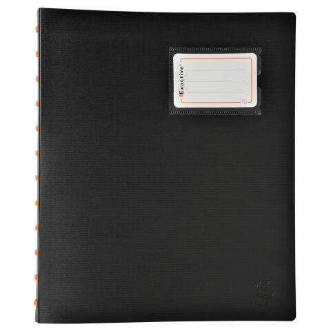 Carpeta Exacompta de 40 fundas con anillas con fundas moviles- Exactive A4 - Negro