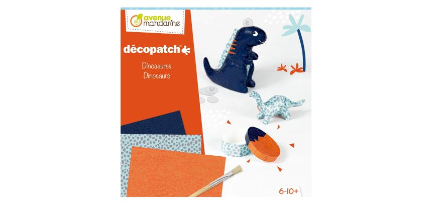 Coffret créatif, Décopatch, Dinosaures - Multicolore