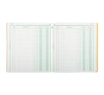 Piqûre 21x19cm recettes-dépenses 80 pages - Couleurs assorties