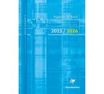 Agenda de bord millésimé enseignant 6 colonnes (48 cases/semaine) piqué A4 112 pages Couleur aléatoire - Assortis