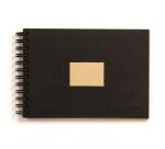 Kraft album spiralé 60F A6 90g - Noir