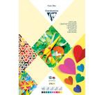 PAPIER COULEUR, Bloc de 10 feuilles 270g/m2 au format 29,7x42cm - Assortiment