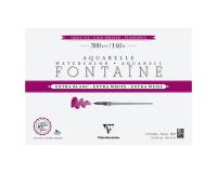 Fontaine Extra Blanc Grain Fin bloc collé 4 côtés 12F 36x51cm 300g