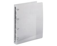 Classeur 4 anneaux 30 mm polypropylène Crystal - A4 maxi - Cristal