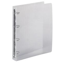 Classeur 4 anneaux 30 mm polypropylène Crystal - A4 maxi - Cristal