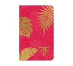 Carnet piqûre textile Neo Deco Collection Mi-Saison 7,5x12 cm 48 pages ligné motifs assortis papier ivoire - Assortis