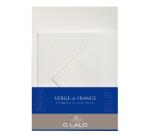 Ensemble Vergé de France 10 feuilles A5 et 5 enveloppes C6