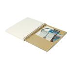 Carnet reliure intégrale à pochettes Flying Spirit Black A5 120 pages détachables ligné motifs assortis papier ivoire 90g - Noir