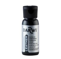DARWI Flacon de 50 ml de Peinture sur Cuir - Noir