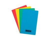 8000 POLYPRO, Carnet piqué 11x17 cm 96 pages petits carreaux 90 g - Assortis