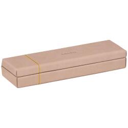 Rhodiarama plumier simili cuir italien 21x5,5x3 cm - Touche de rose