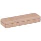 Rhodiarama plumier simili cuir italien 21x5,5x3 cm - Touche de rose