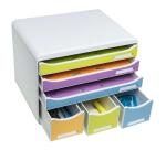 Store Box 6 drawers Pop'Nco - Assorted colours
