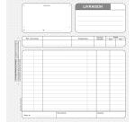 Zelfkopiërend register 210 x 210 leveringen 50 x 3 exemplaren - haver