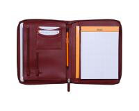 Rhodiarama petit conférencier pour bloc ou carnet format A5 - Lie de vin