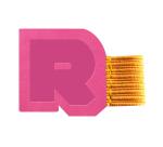 Rhodiarama porte-stylo autoadhésif 4x3 cm pour blocs carnets et agendas - Fuchsia
