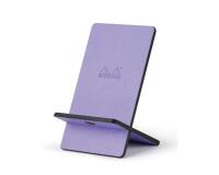 Rhodiarama support pour téléphone mobile simili cuir italien 13x8x8,5 cm - Iris