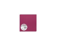 Paquet de 25 cartes simples Pollen 135x135mm 210g/m² - Framboise