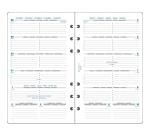 Recharge pour organiseur Exatime 17 - Semainier Janvier à Décembre 2026