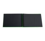 Fotoalbum mit Spiralbindung, 50 schwarze Seiten, Musicart